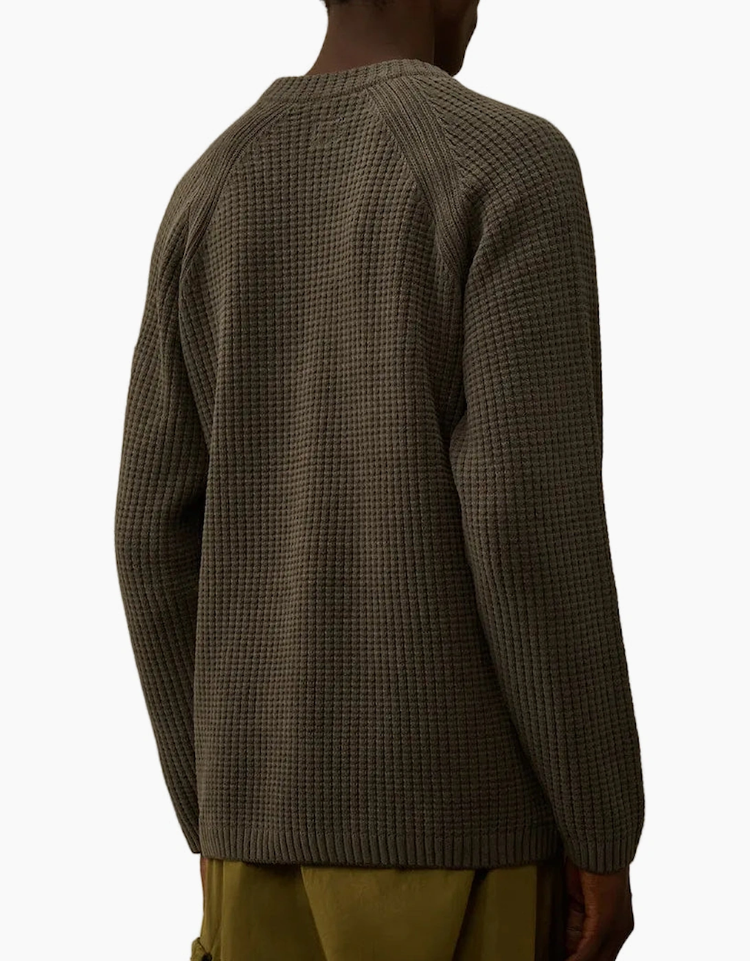 Chenille Waffle Knit Lens Jumper