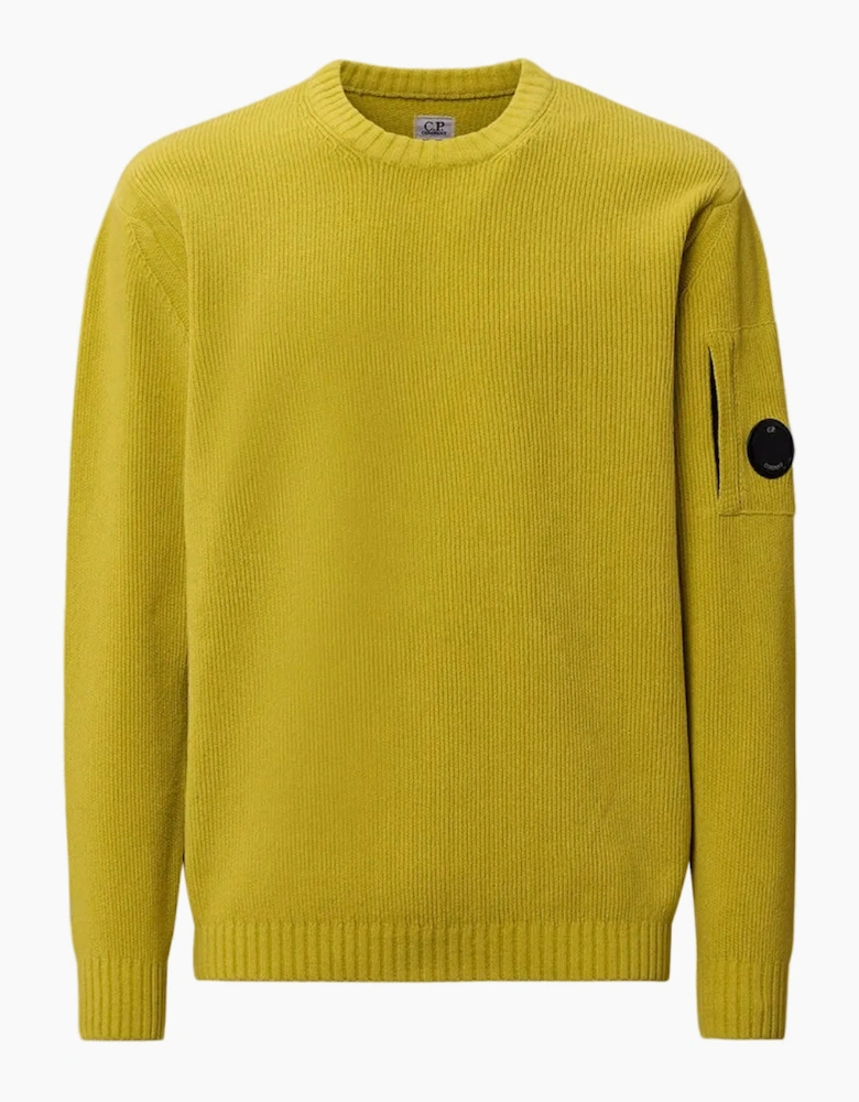 Chenille Crewneck Lens Knit
