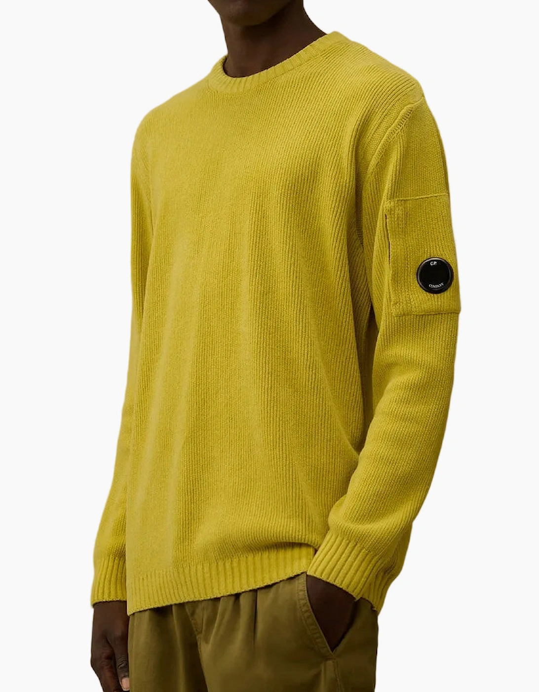 Chenille Crewneck Lens Knit