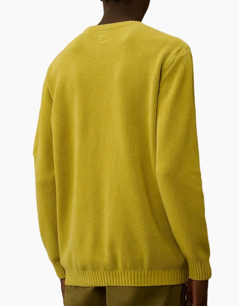 Chenille Crewneck Lens Knit