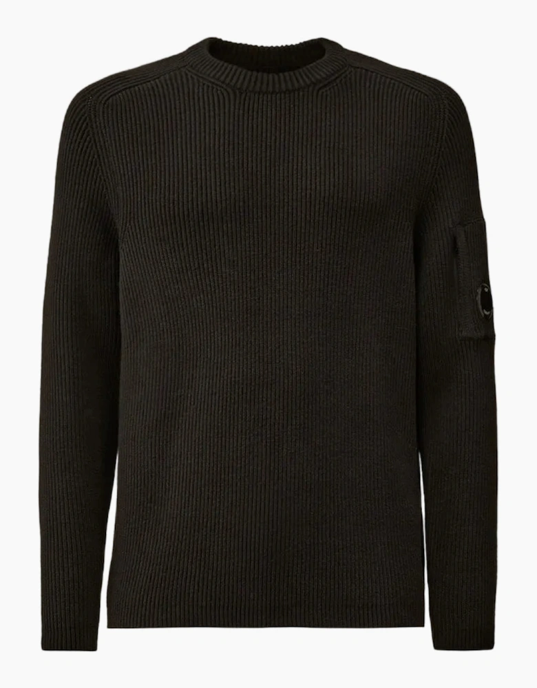 Full Rib Crewneck Lens Knit