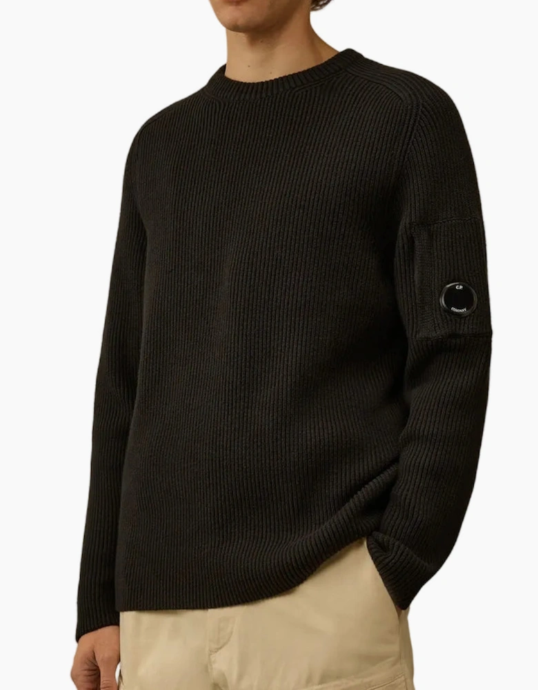 Full Rib Crewneck Lens Knit