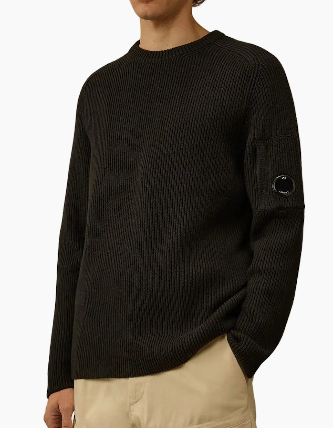 Full Rib Crewneck Lens Knit