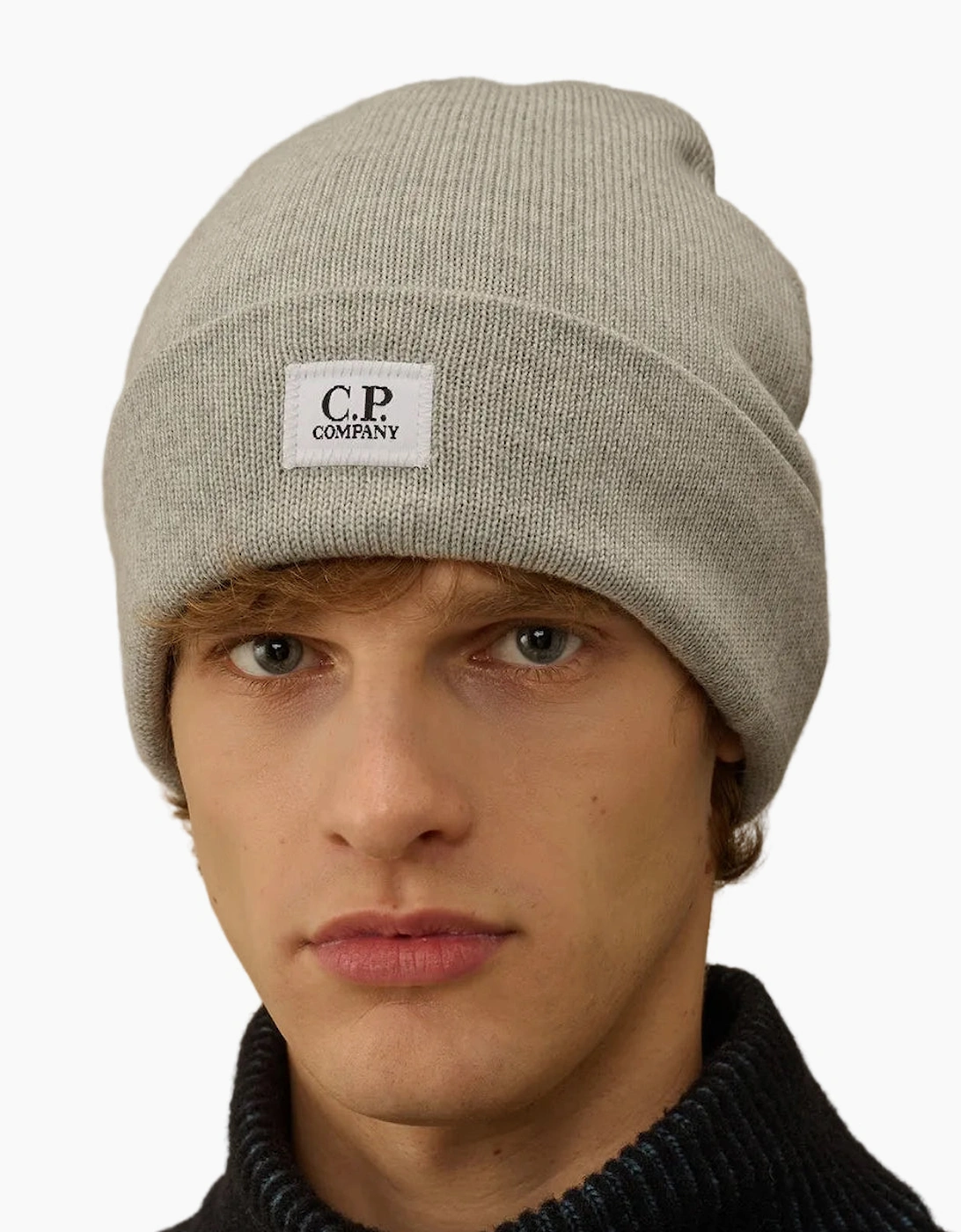Extrafine Merino Wool Logo Beanie