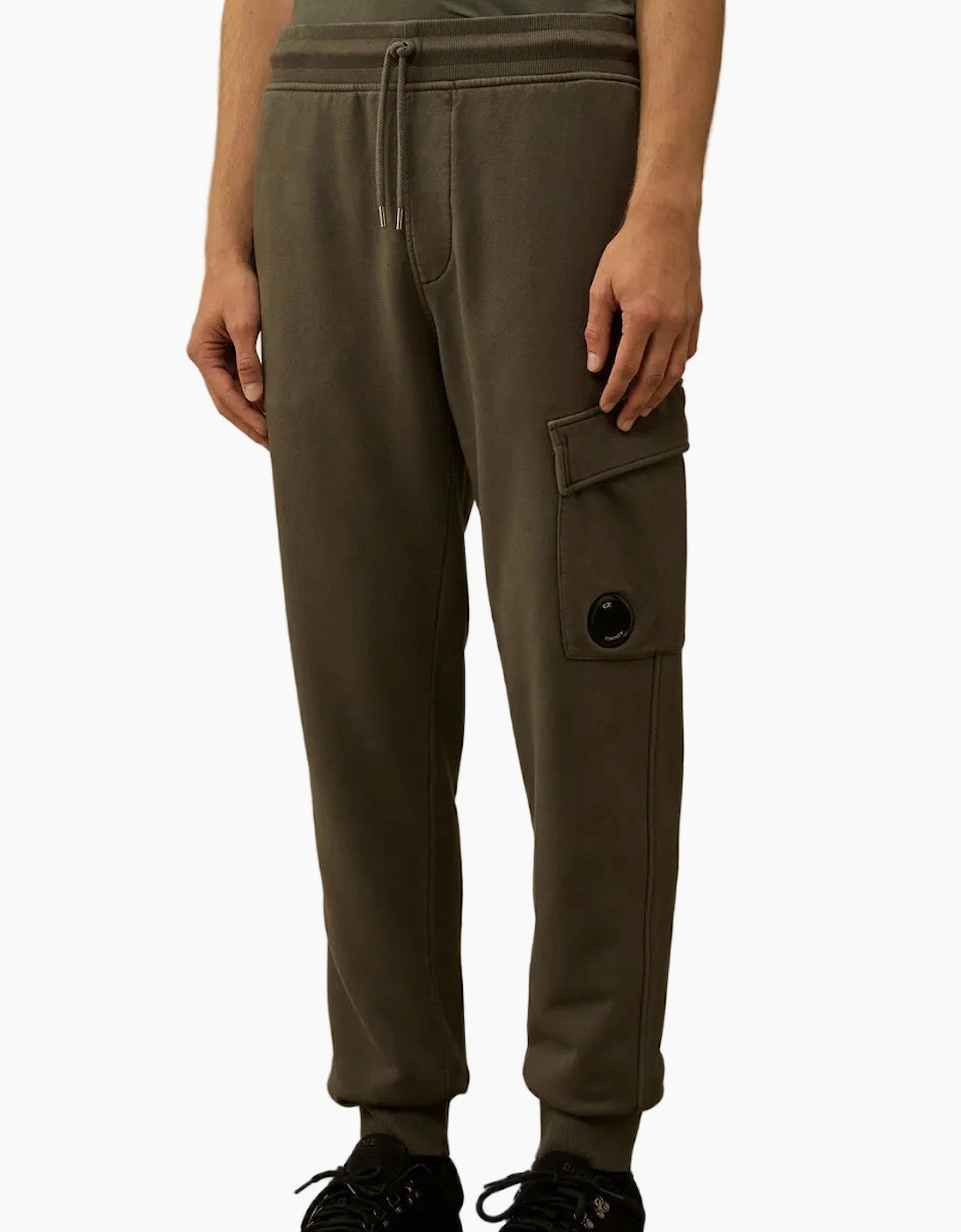 Resist Dyed Diagonal Fleece Lens Sweatpants