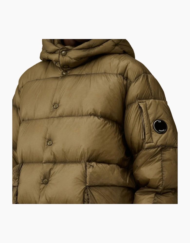 D.D. Shell Hooded Lens Down Jacket
