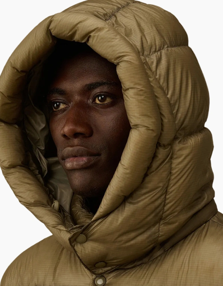 D.D. Shell Hooded Lens Down Jacket