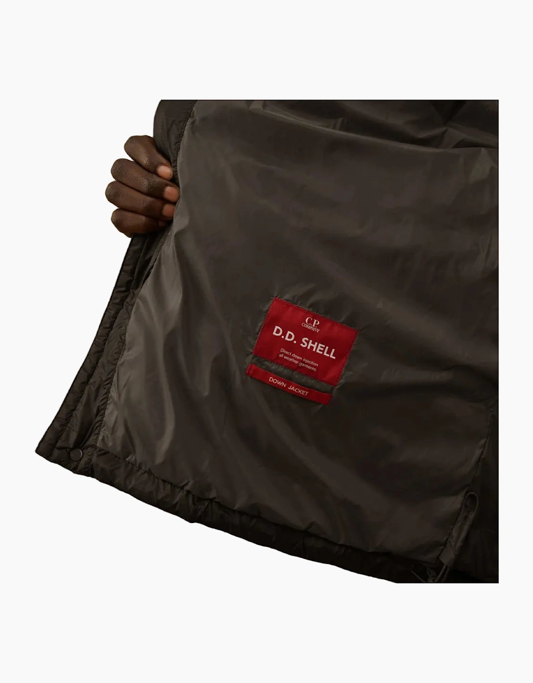 D.D. Shell Hooded Lens Down Jacket