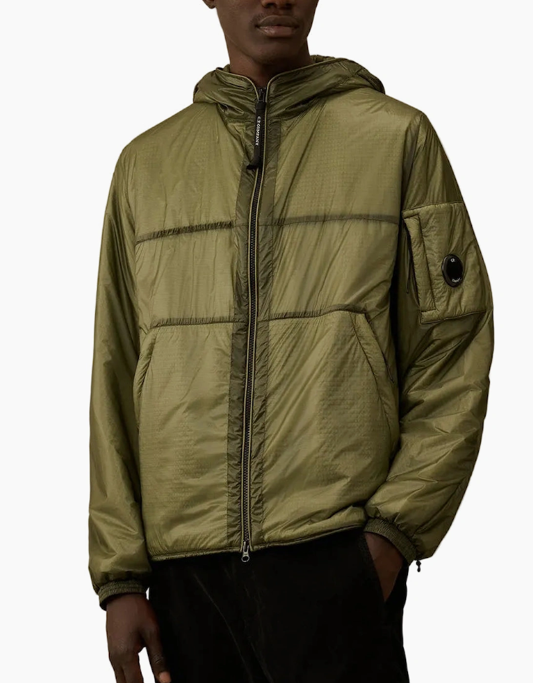 NADA Shell Padded Hooded Lens Jacket