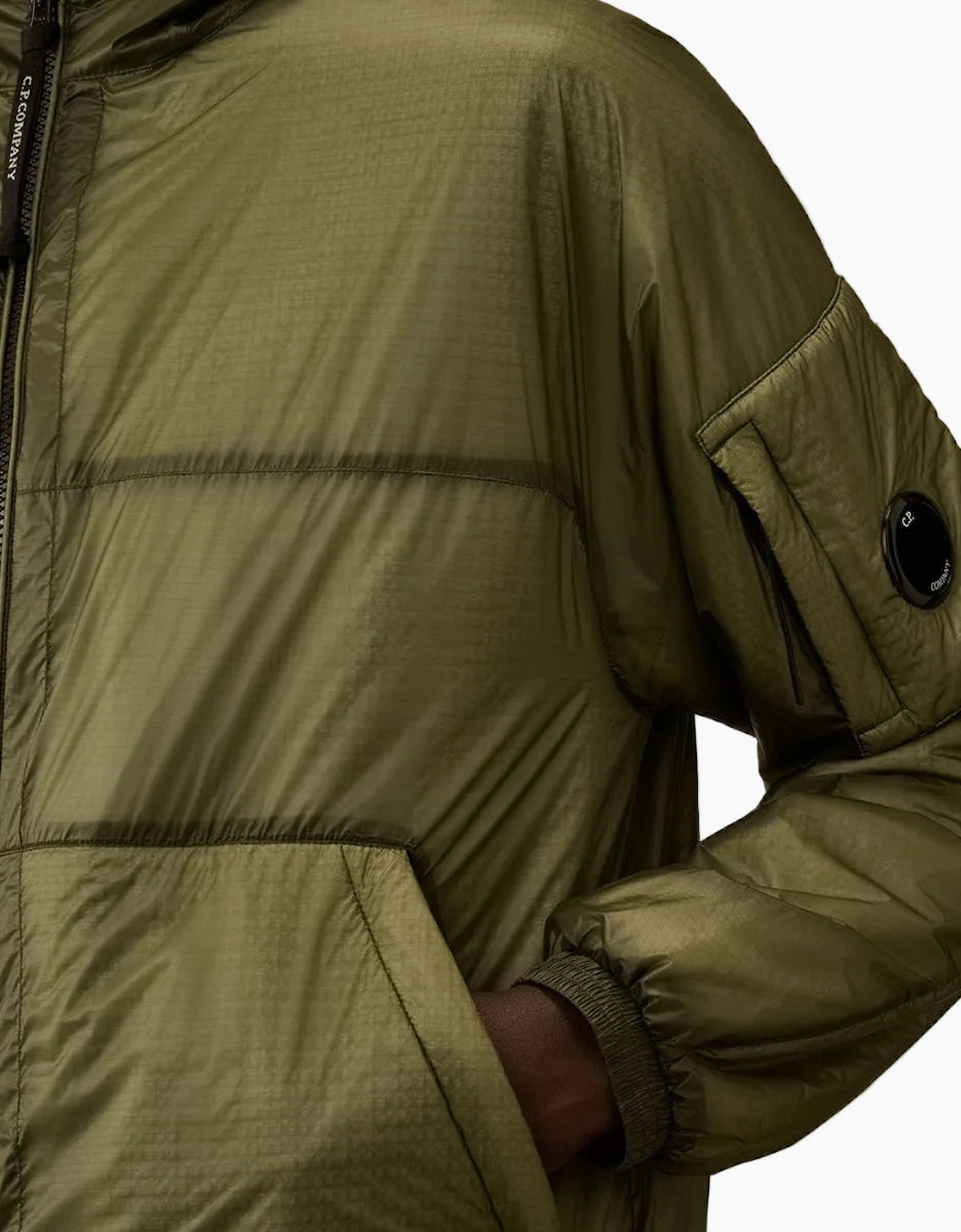 NADA Shell Padded Hooded Lens Jacket