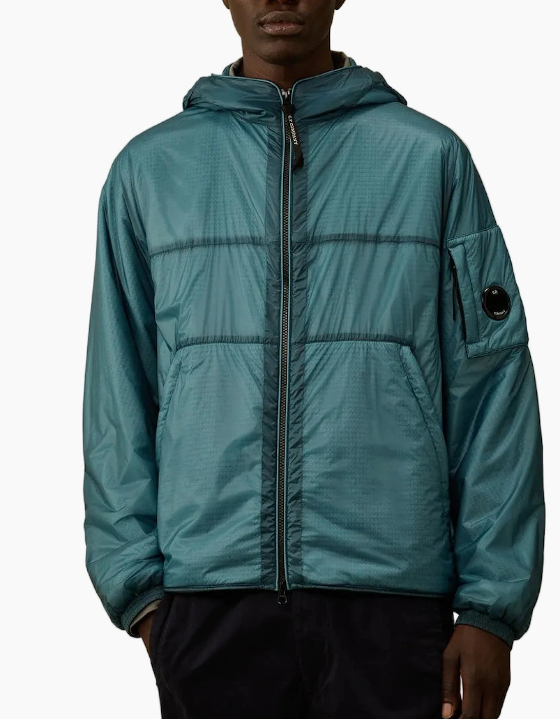 NADA Shell Padded Hooded Lens Jacket