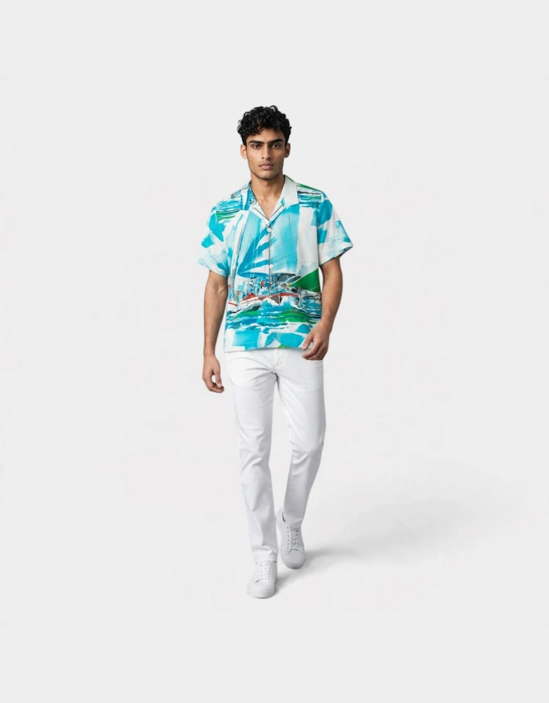 Silk Cabana Shirt Regatta
