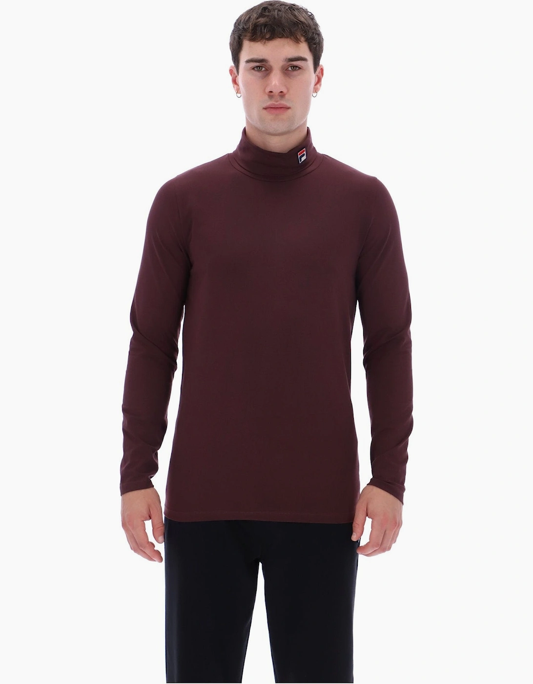 Fila Mens 19th Roll Neck Classic Sweatshirt