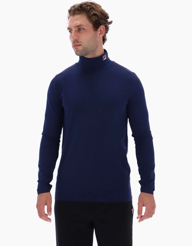Fila Mens 19th Roll Neck Classic Sweatshirt