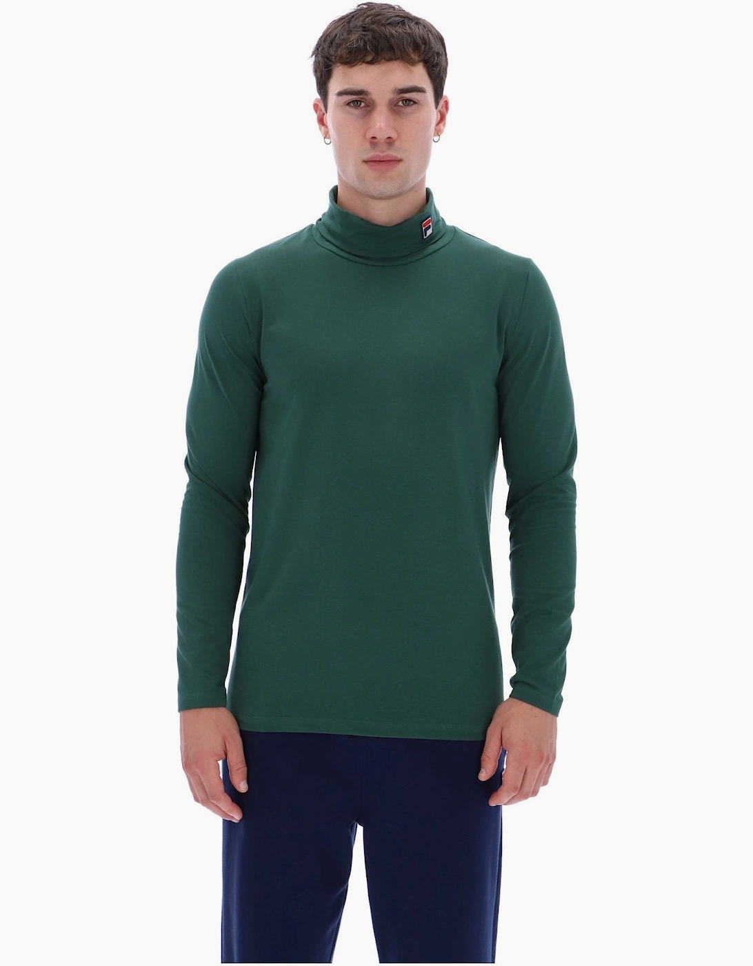 Fila Mens 19th Roll Neck Classic Sweatshirt