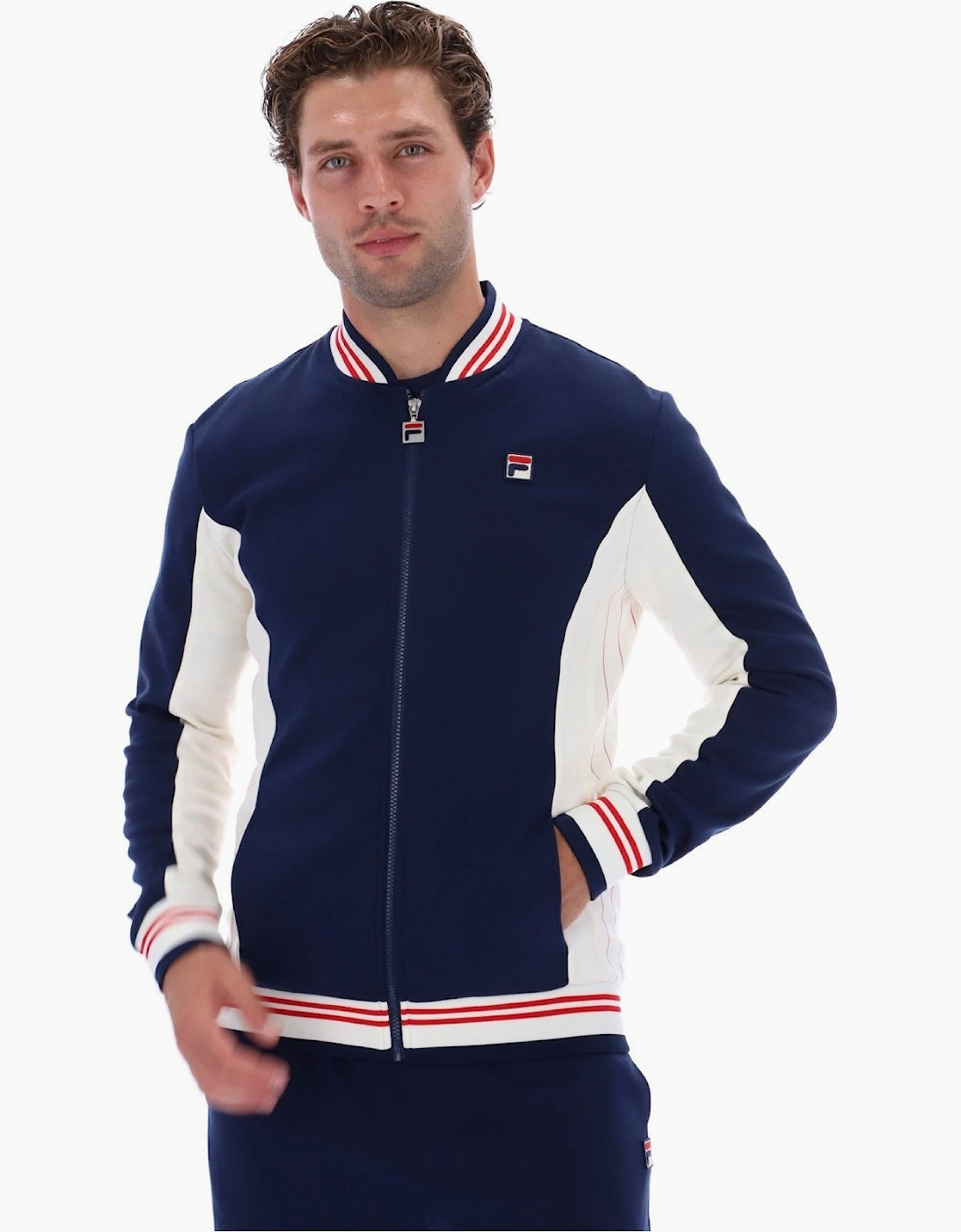 Fila Mens Settanta Baseball Track Jacket