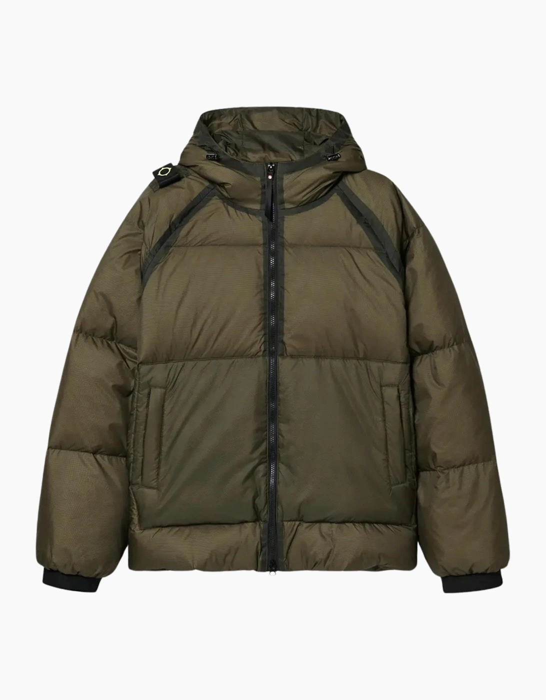 Men's Ma.Strum Cobra Bronze Green Down Jacket - Size: 44/Regular