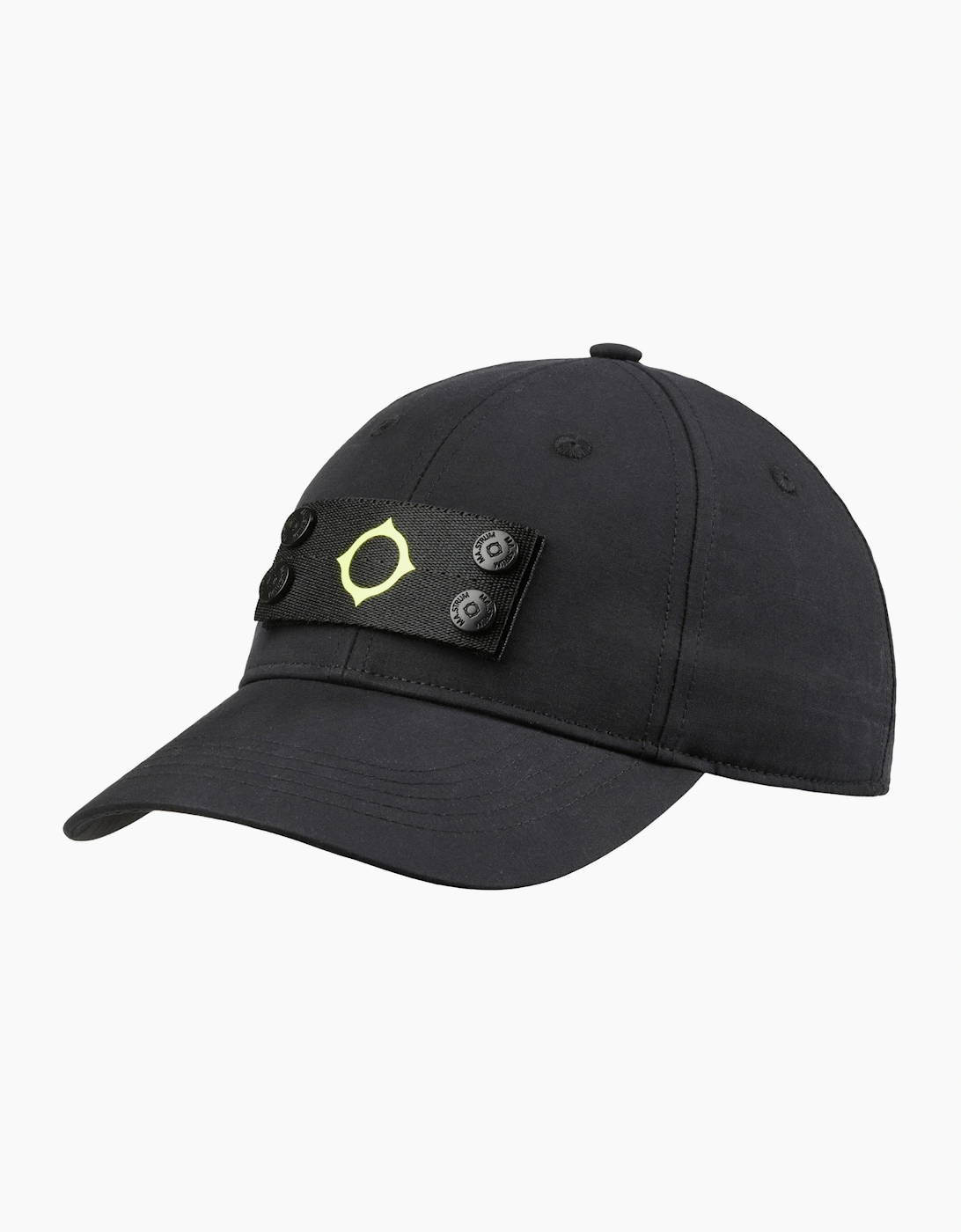 Ma.Strum Badge Jet Black Baseball Cap