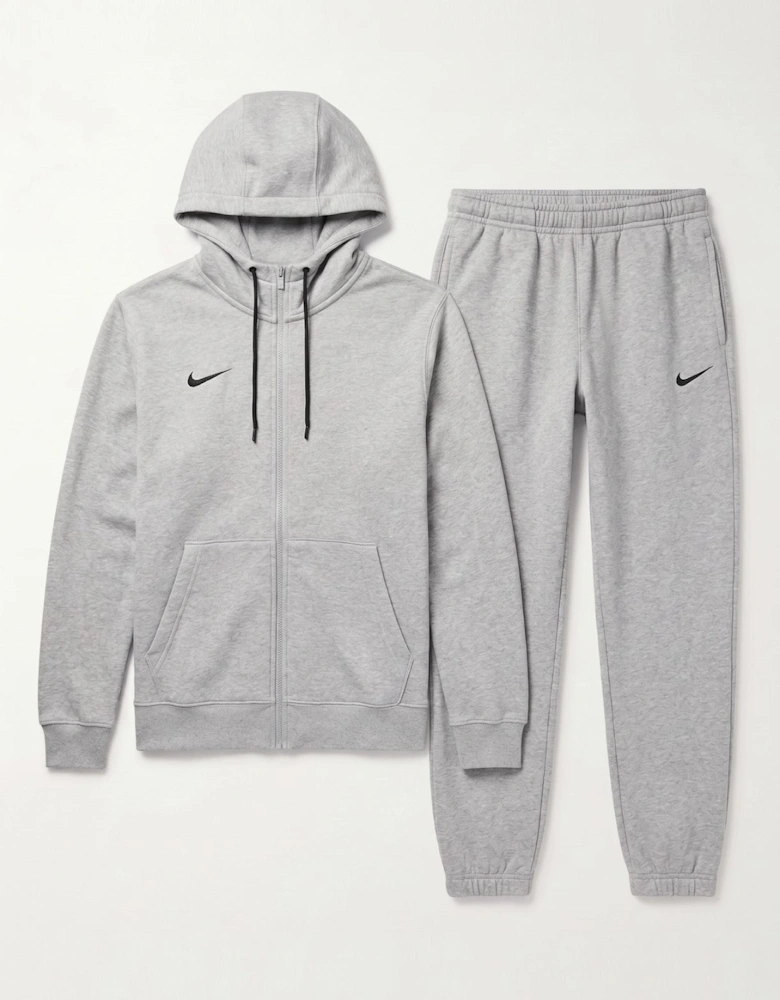 Nike Mens Park 20 Fleece Zip Up Tracksuit Set in Grey