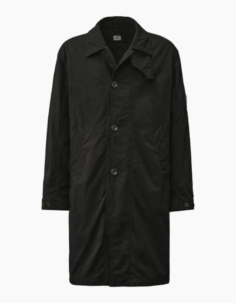 Padded Twill Fishtail Lens Parka