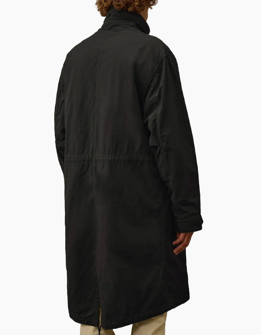 Padded Twill Fishtail Lens Parka
