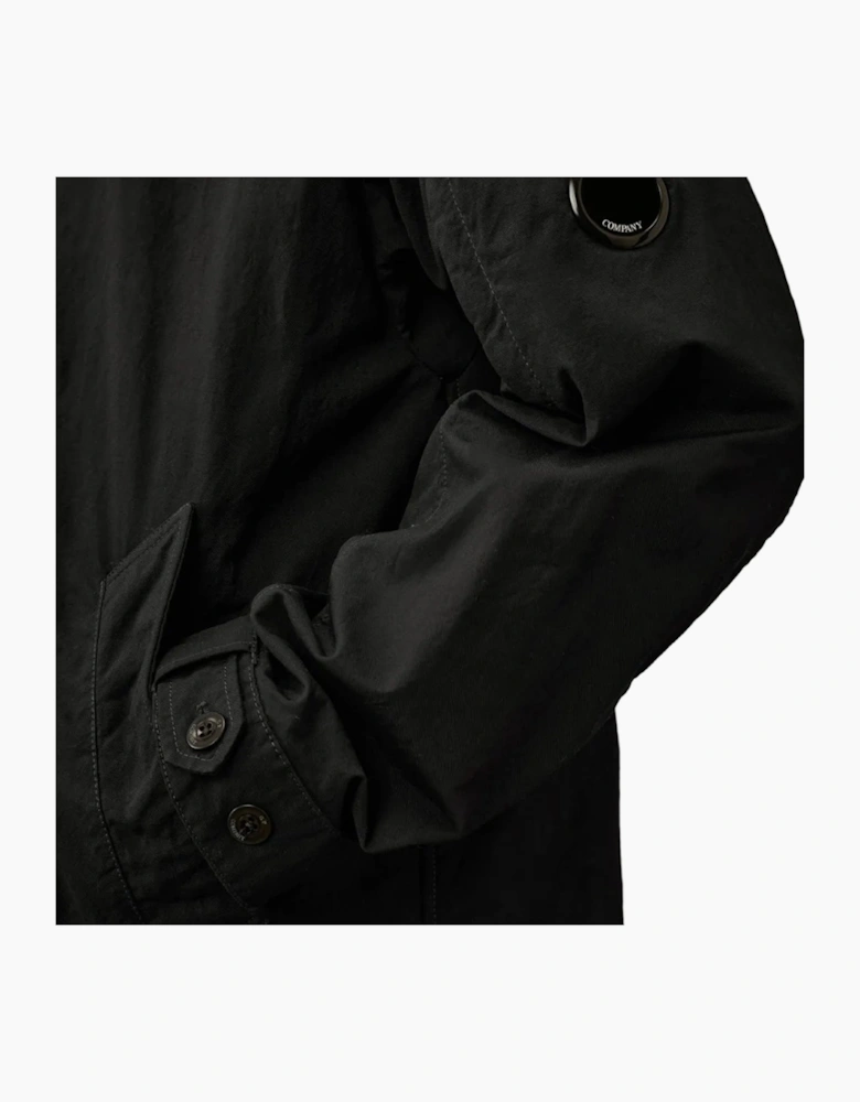 Padded Twill Fishtail Lens Parka