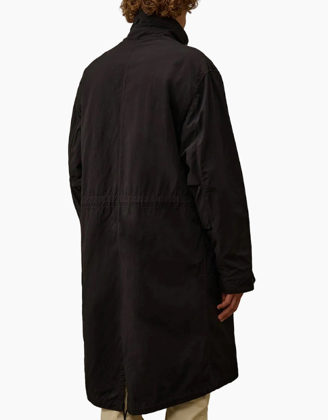 Padded Twill Fishtail Lens Parka
