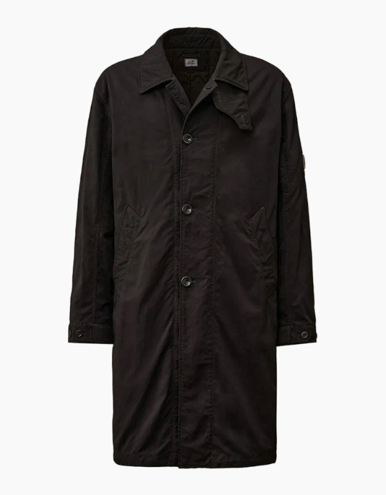 Padded Twill Fishtail Lens Parka