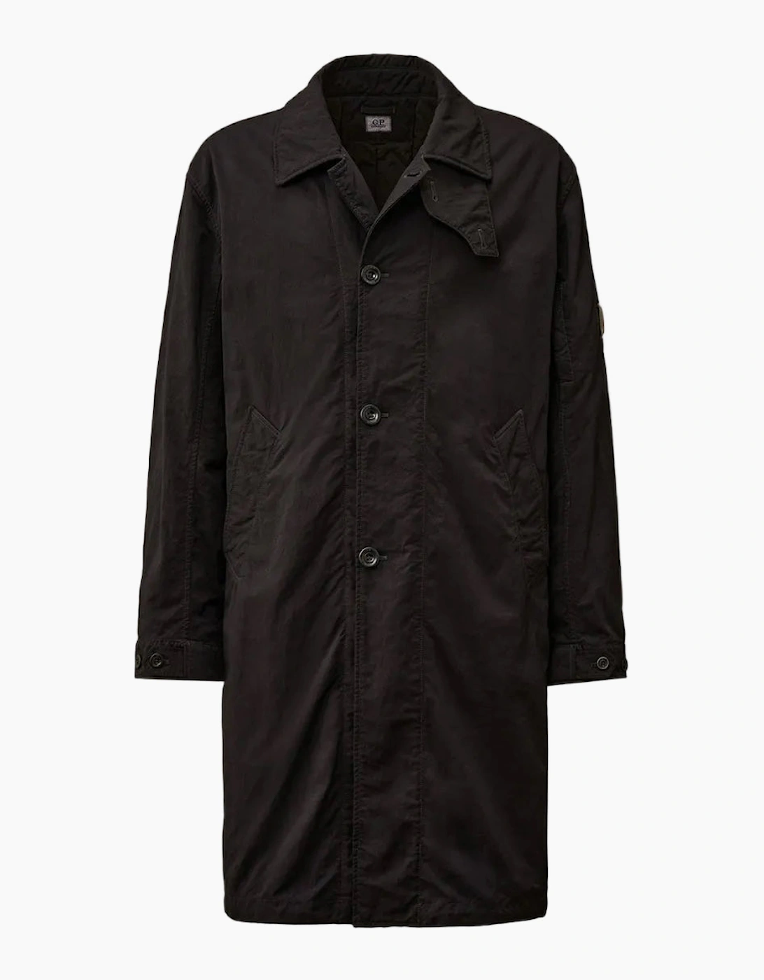 Padded Twill Fishtail Lens Parka