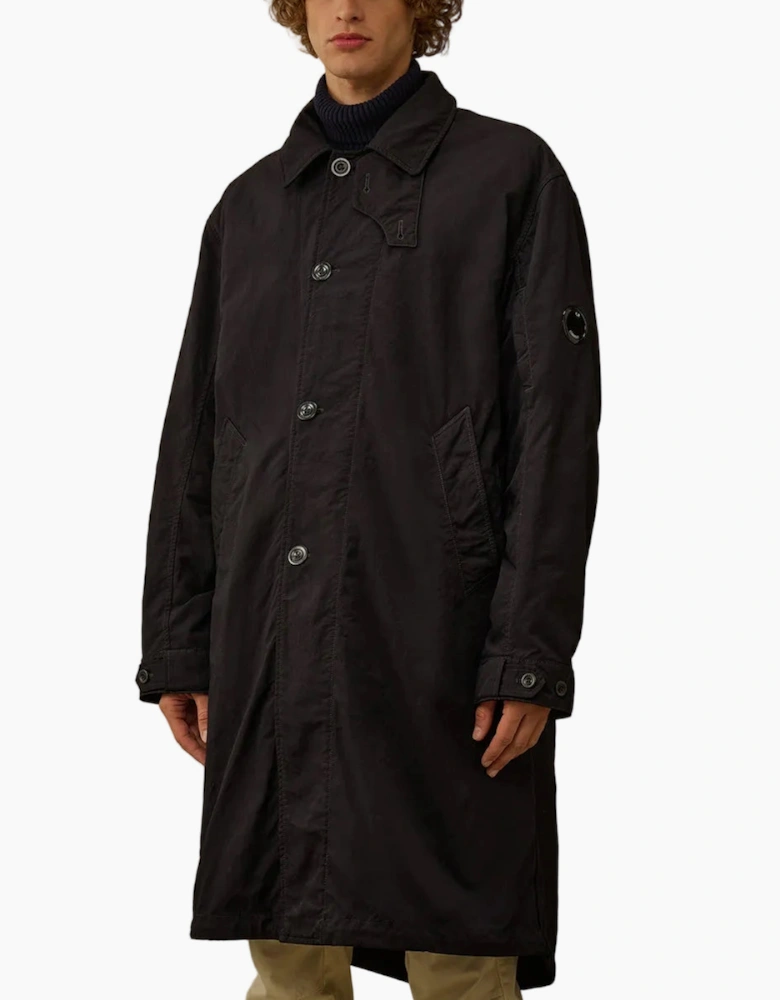 Padded Twill Fishtail Lens Parka