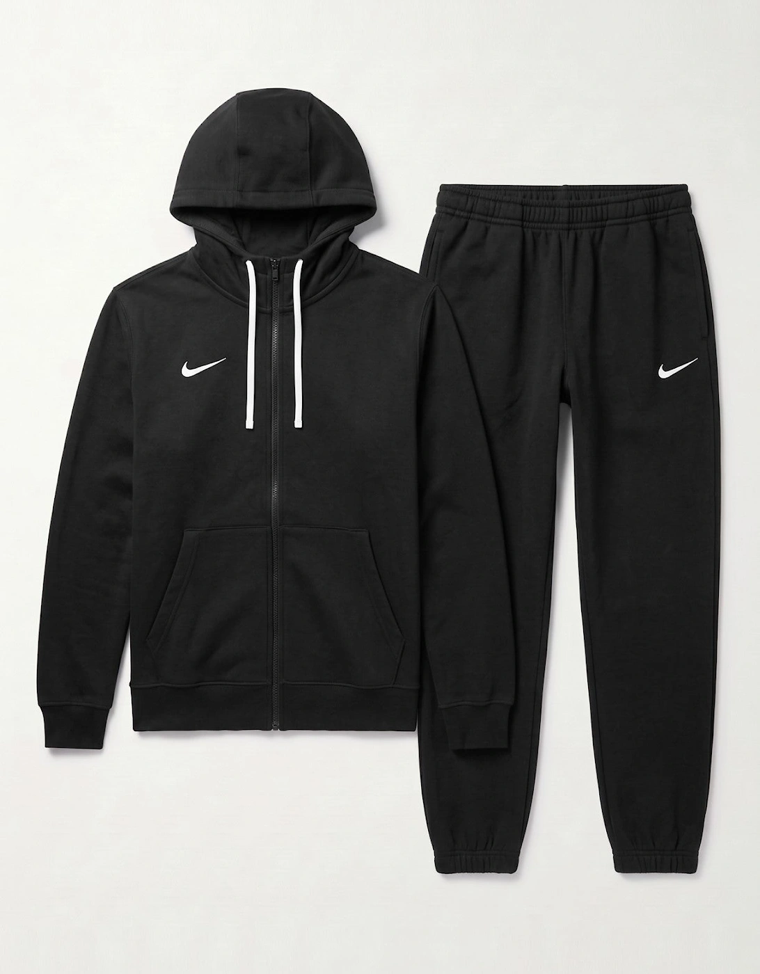 Nike Mens Park 20 Fleece Zip Up Tracksuit Set in Black