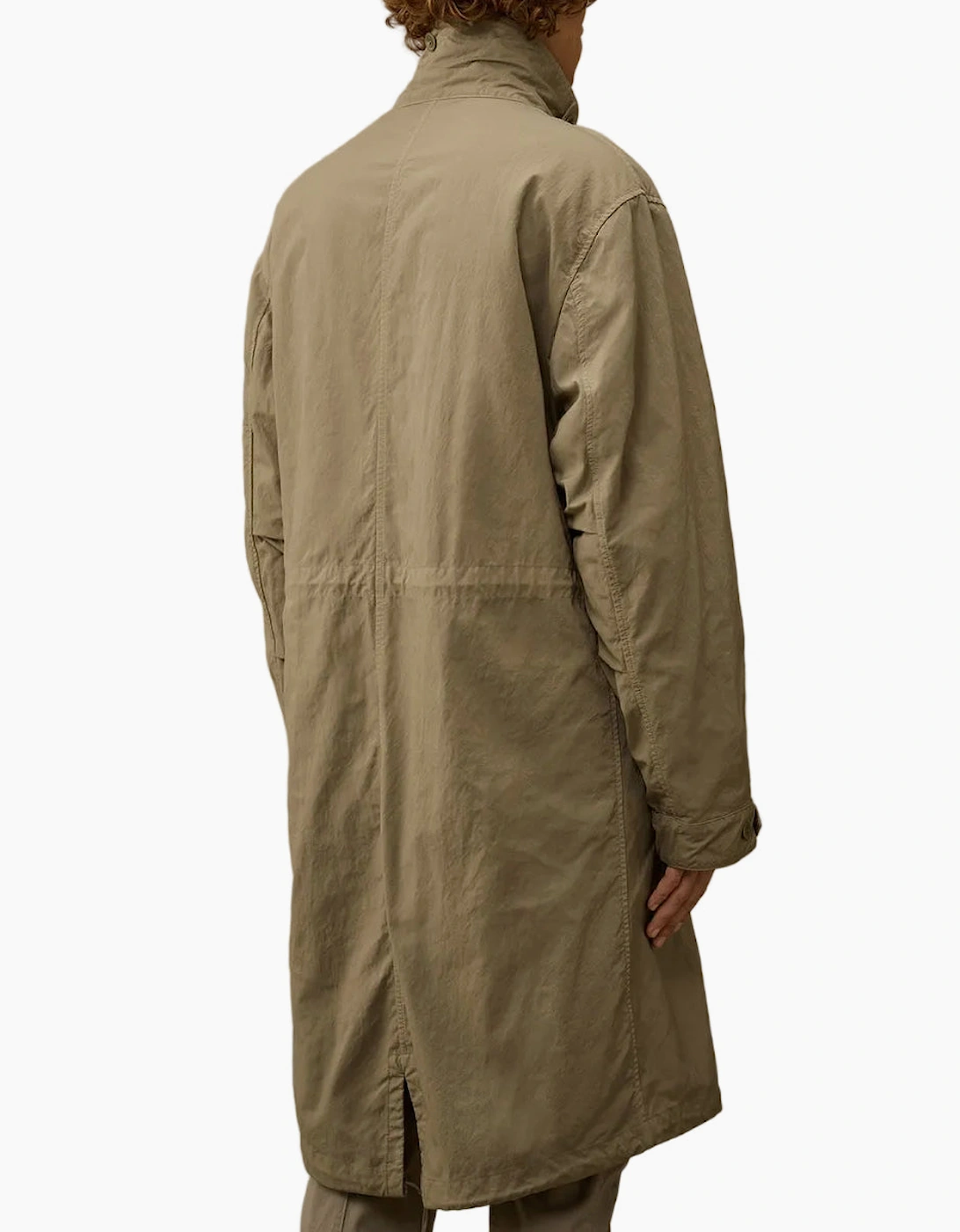 Padded Twill Fishtail Lens Parka