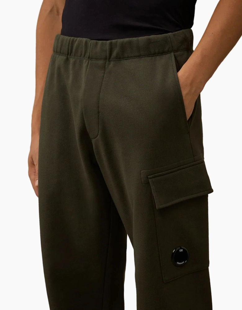 Diagonal Raised Fleece Lens Sweatpants