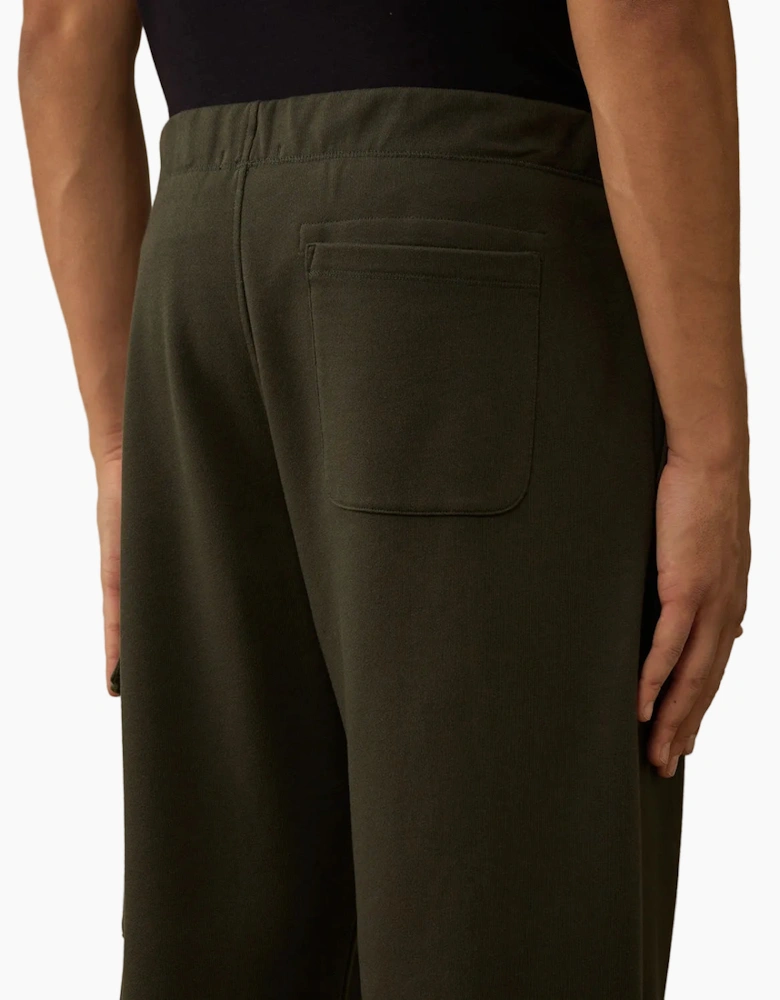 Diagonal Raised Fleece Lens Sweatpants