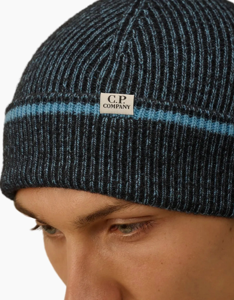 Fleece Knit Logo Beanie