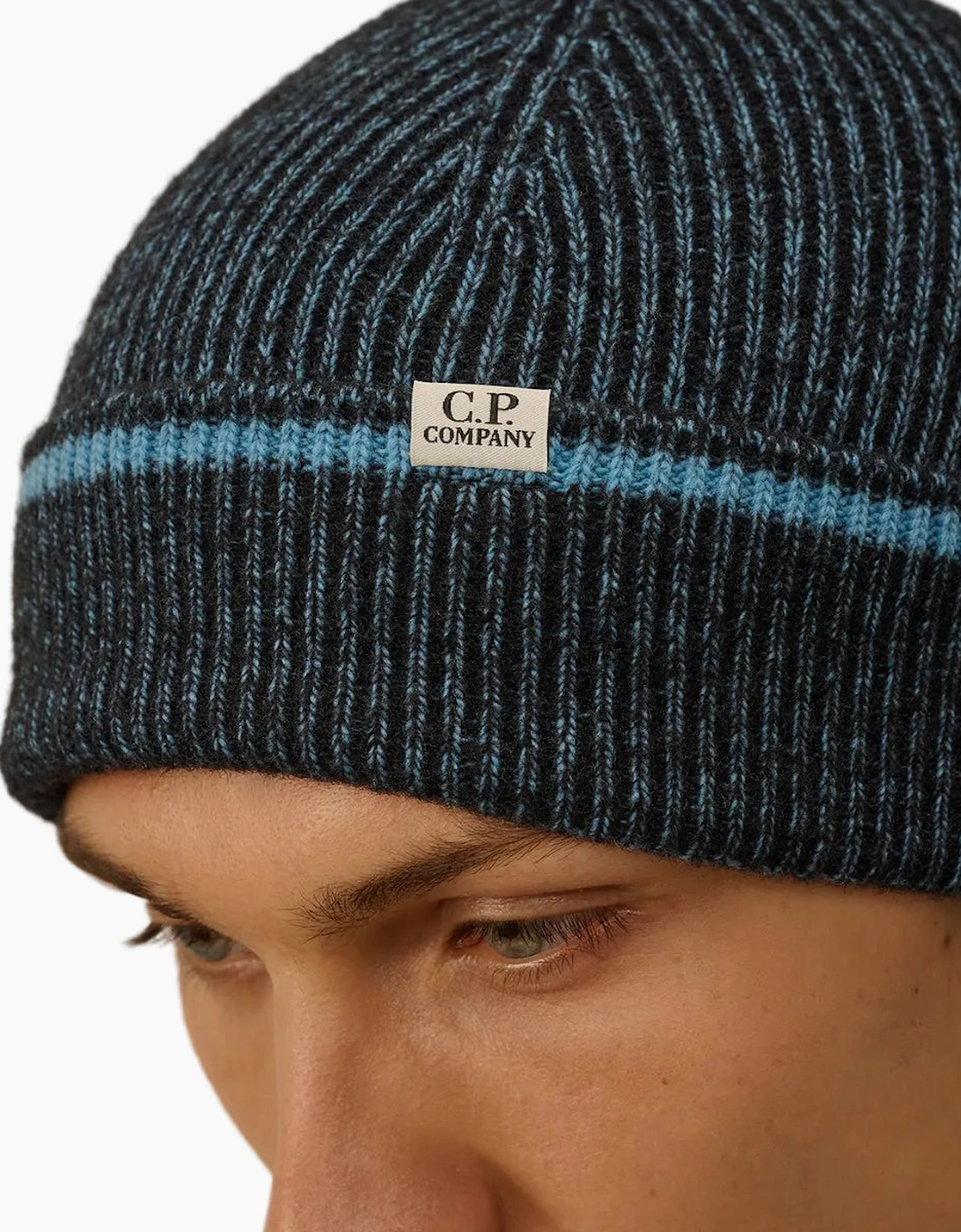 Fleece Knit Logo Beanie