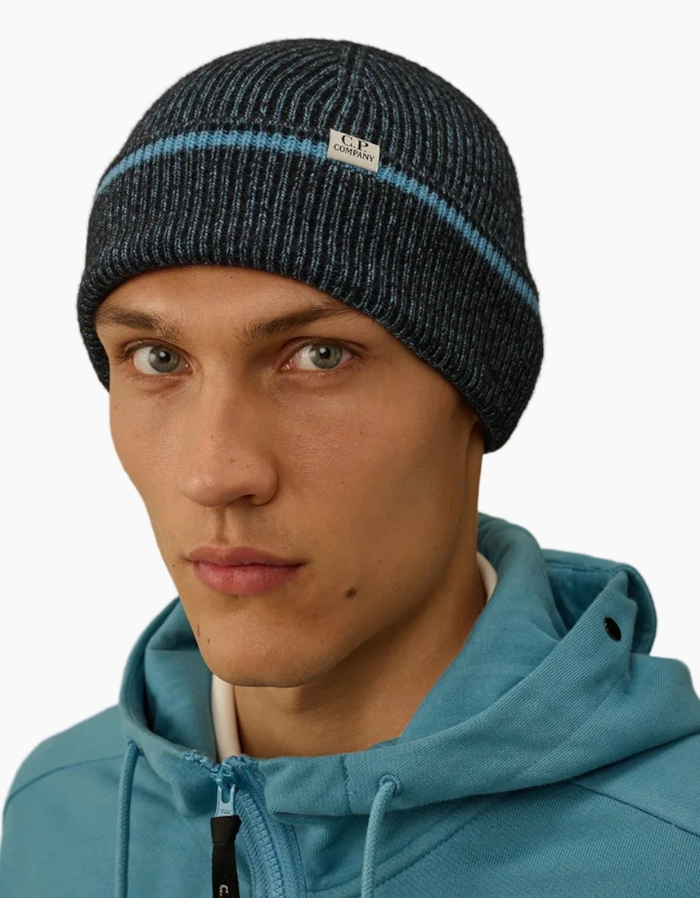 Fleece Knit Logo Beanie