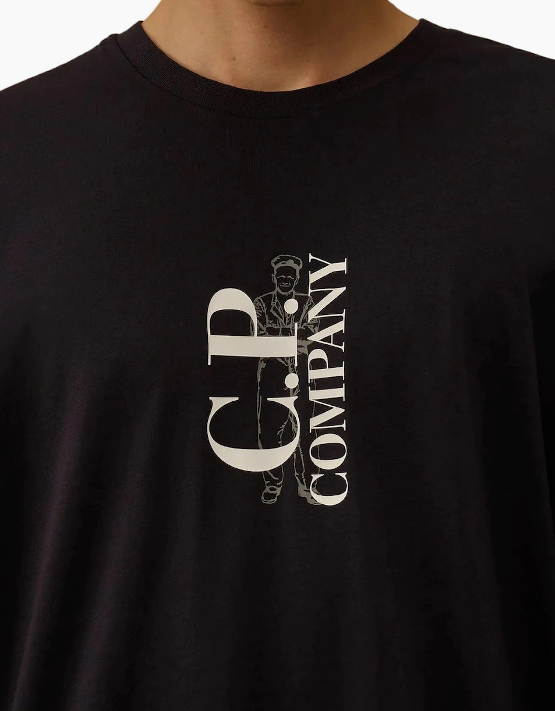 Vertical Logo Print T-Shirt