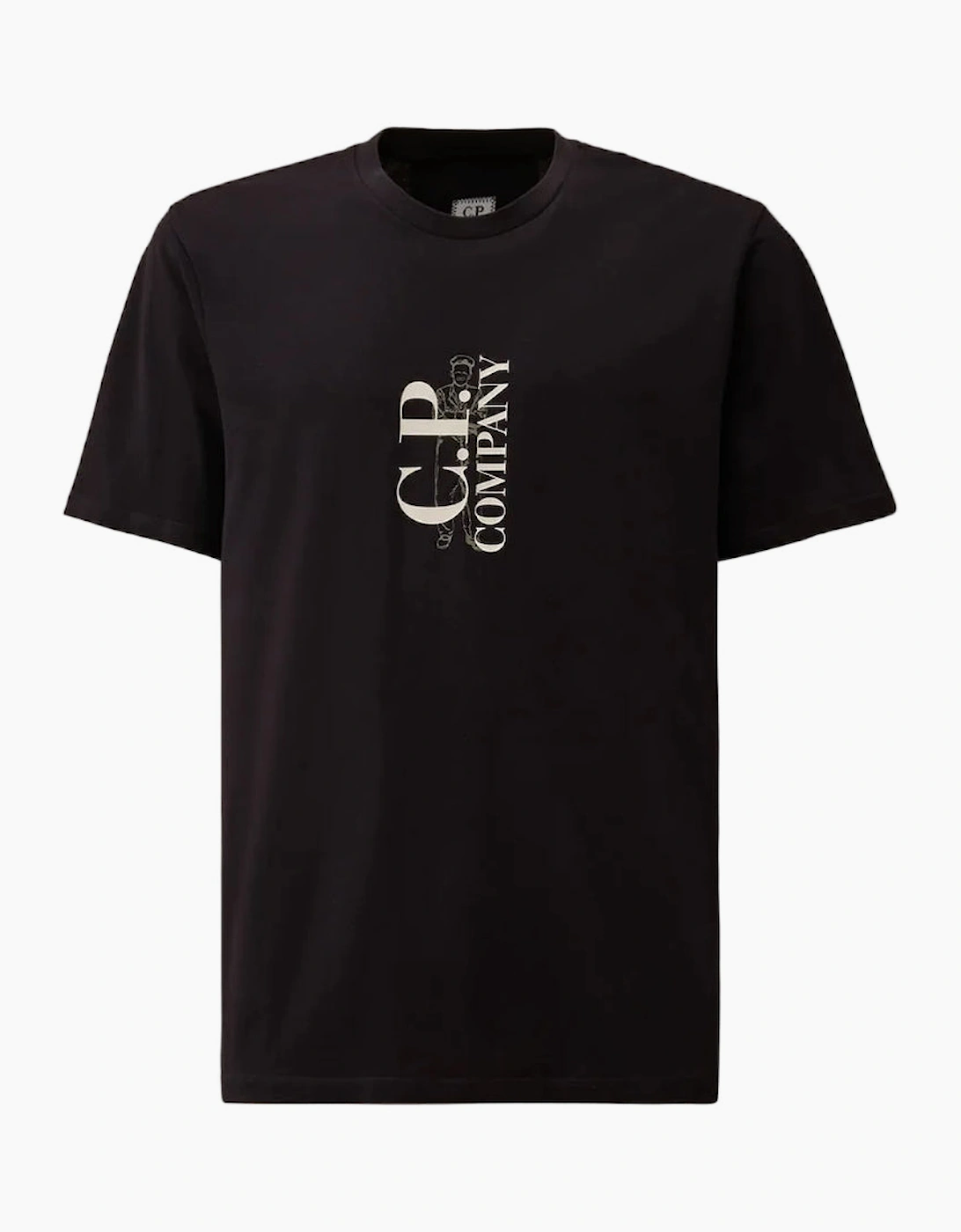 Vertical Logo Print T-Shirt
