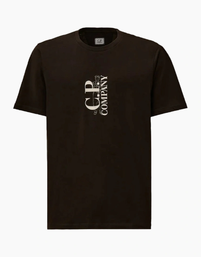 Vertical Logo Print T-Shirt