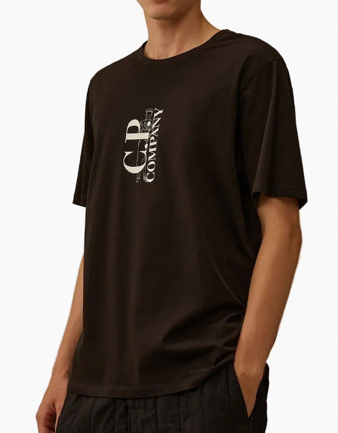 Vertical Logo Print T-Shirt