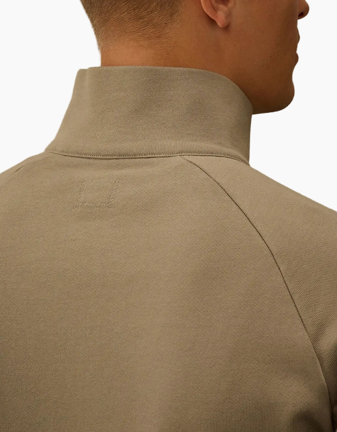Quarter Zip Lens Fleece Sweatshirt