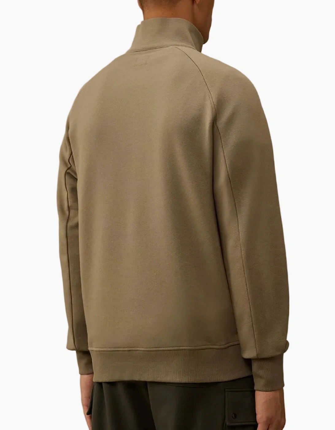 Quarter Zip Lens Fleece Sweatshirt