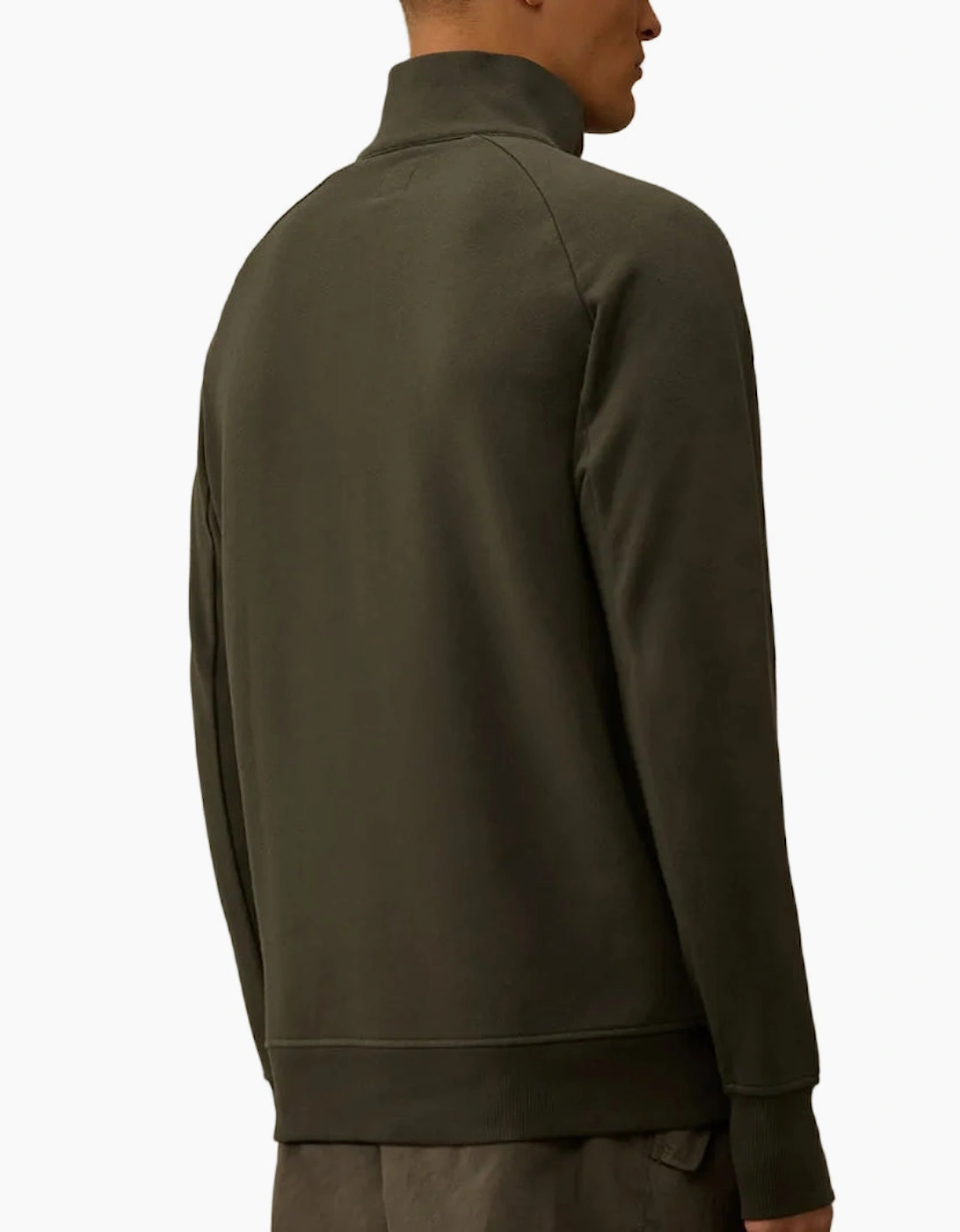 Quarter Zip Lens Fleece Sweatshirt