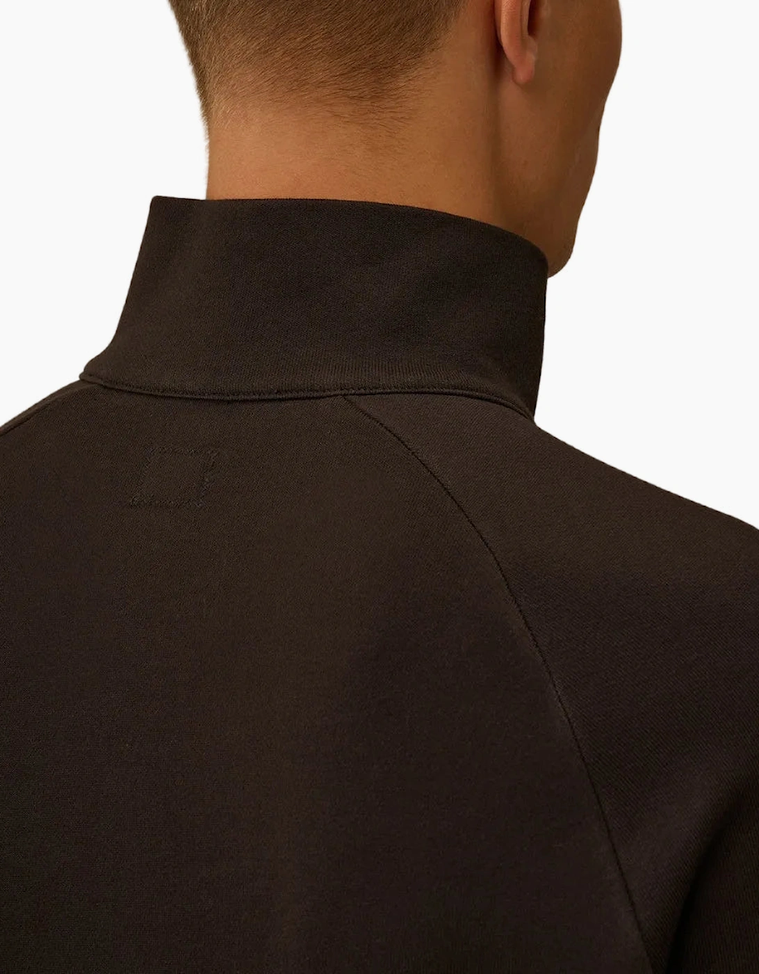 Quarter Zip Lens Fleece Sweatshirt