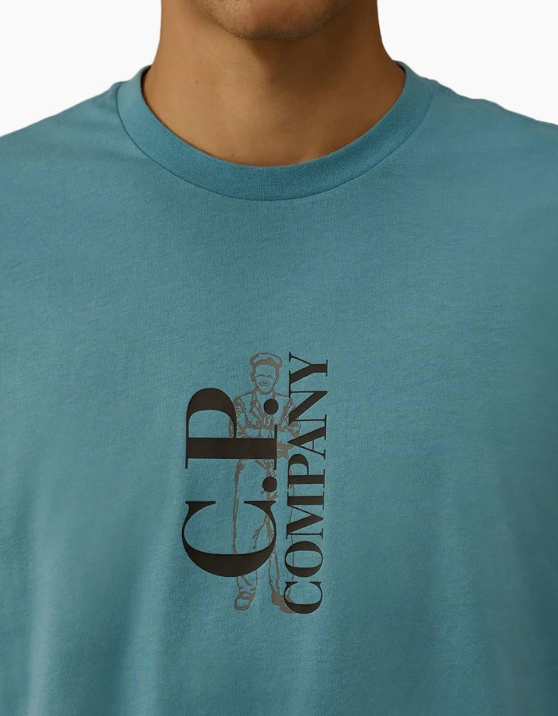 Vertical Logo Print T-Shirt