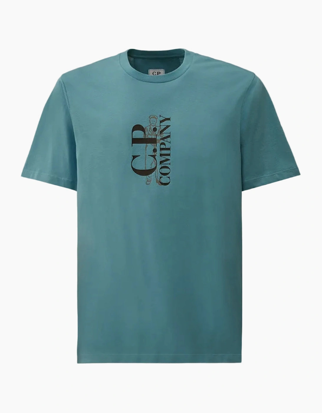 Vertical Logo Print T-Shirt