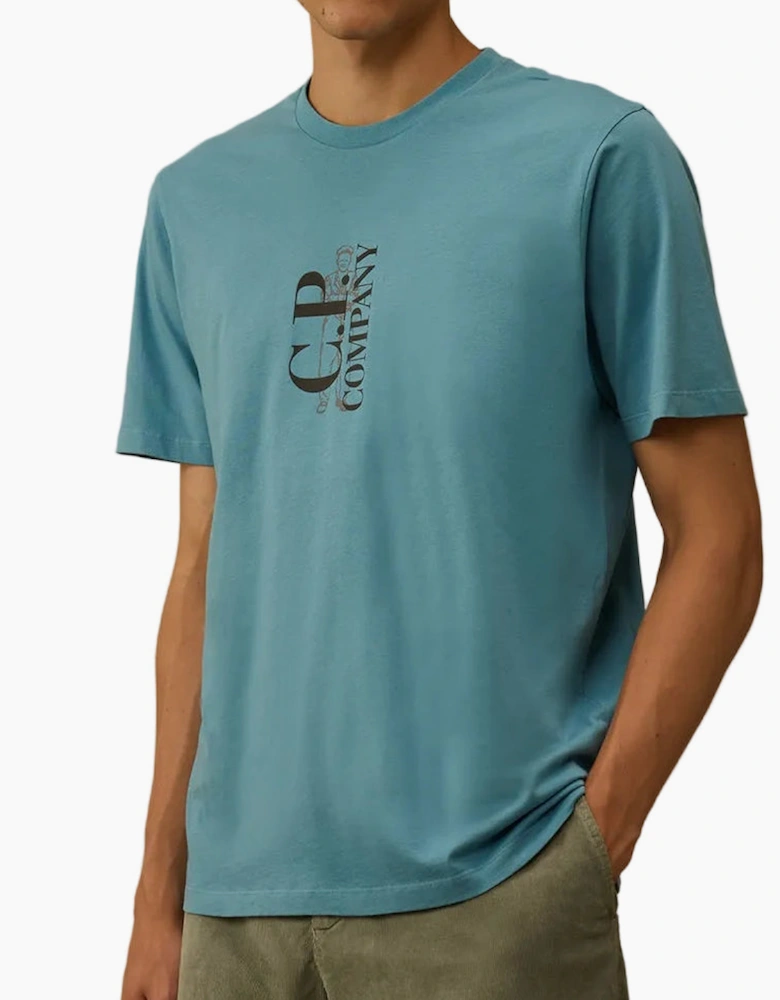 Vertical Logo Print T-Shirt