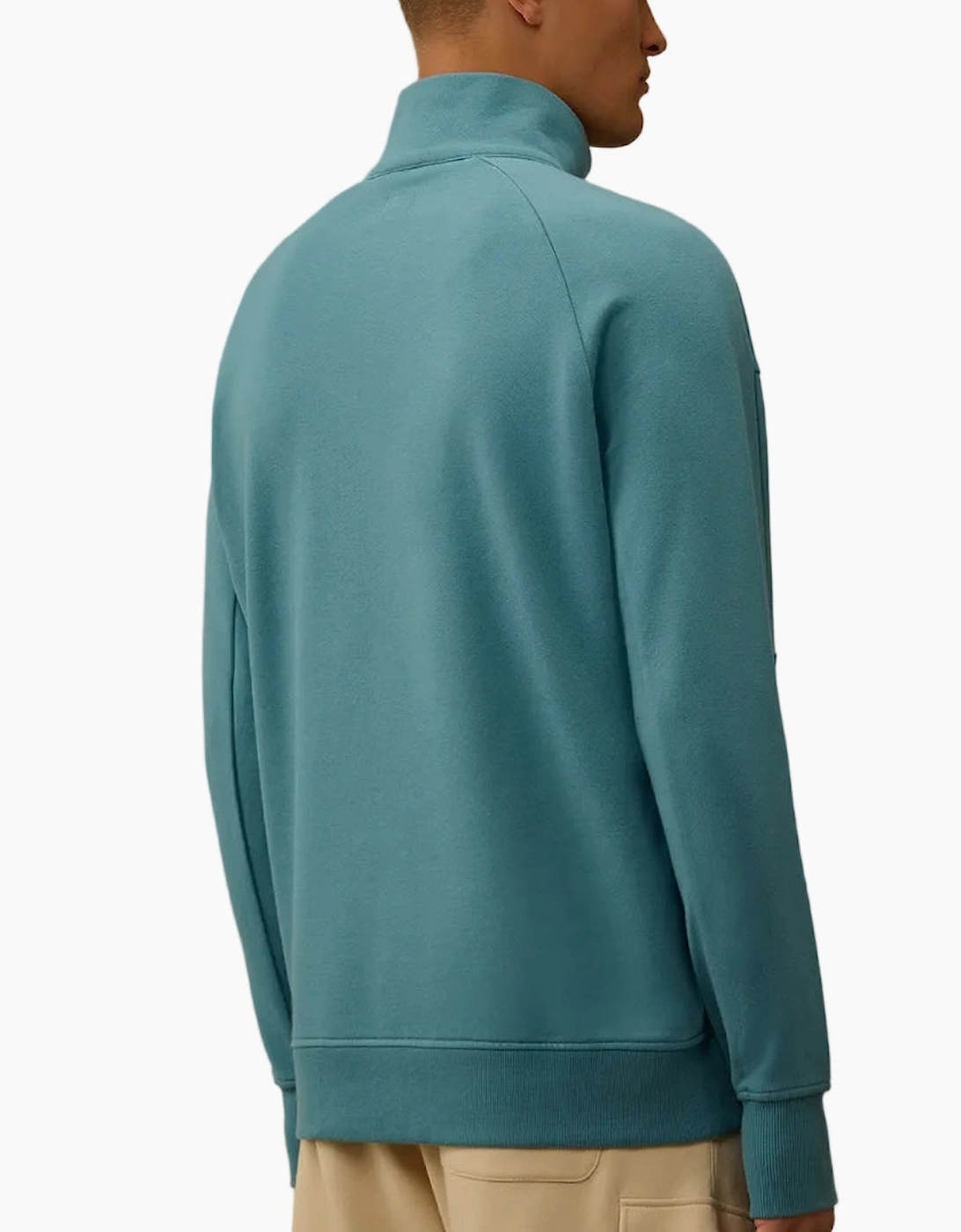 Quarter Zip Lens Fleece Sweatshirt