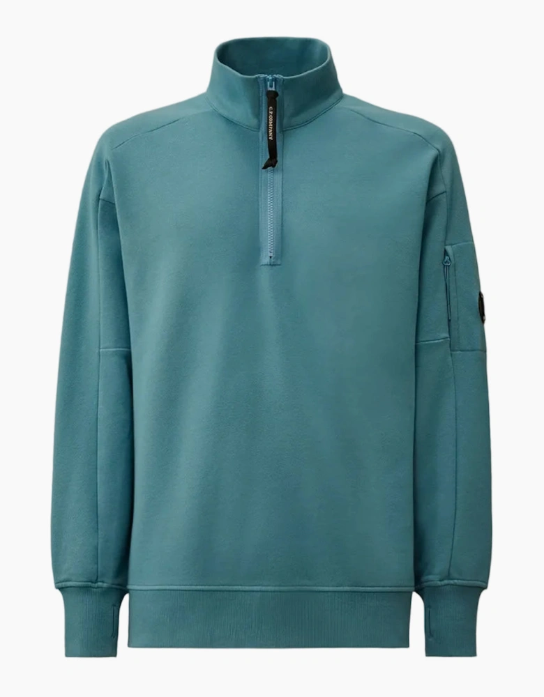 Quarter Zip Lens Fleece Sweatshirt